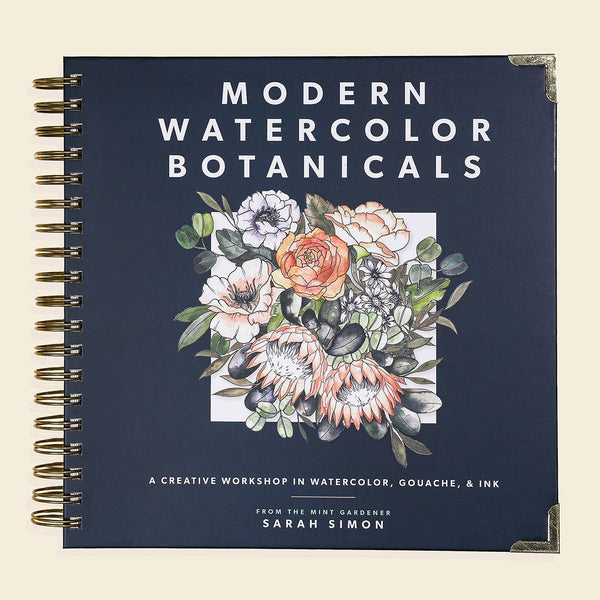Modern Watercolor Botanicals by Sarah Simon - Daily Magic
