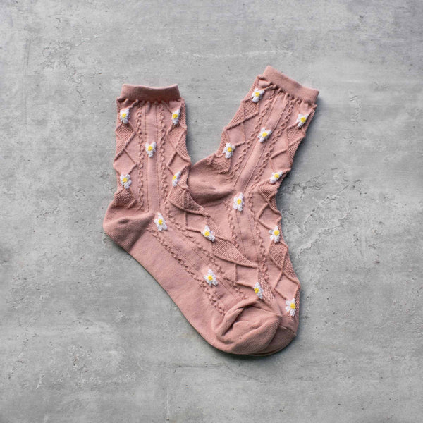 Georgina Floral Socks - 2 Colors! - Daily Magic