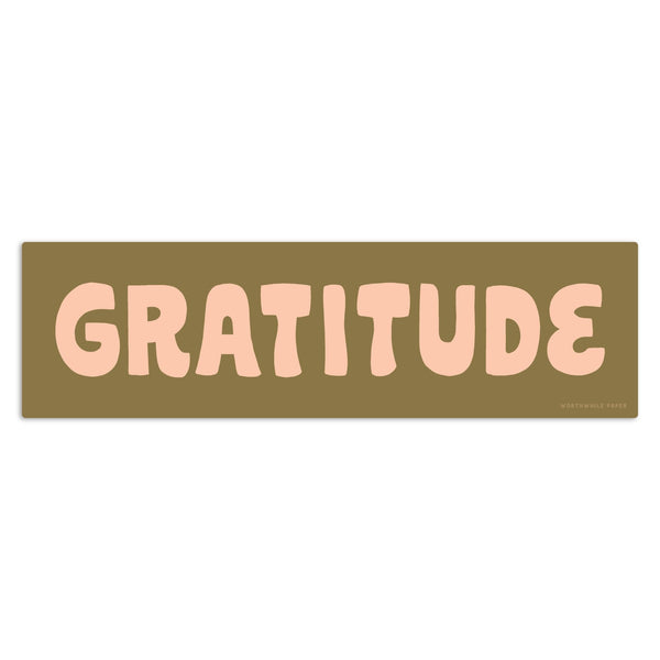 Gratitude Affirmation Vinyl Sticker - Daily Magic