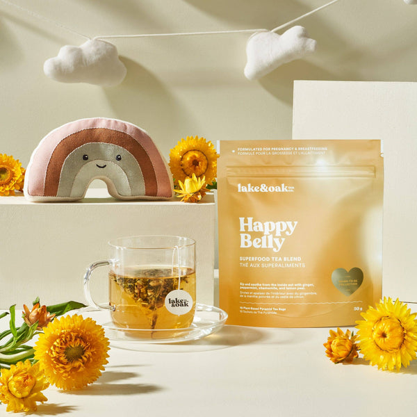 Happy Belly - Mama To Be Tea Collection: Plant-Based Pyramid Tea Bags - Retail Pouch - Daily Magic