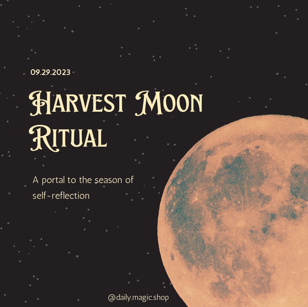 A Harvest Moon Ritual for SelfReflection Daily Magic