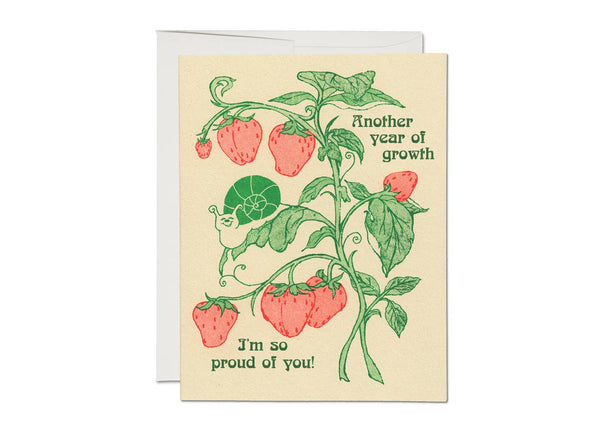 Another Year of Growth birthday greeting card - Daily Magic