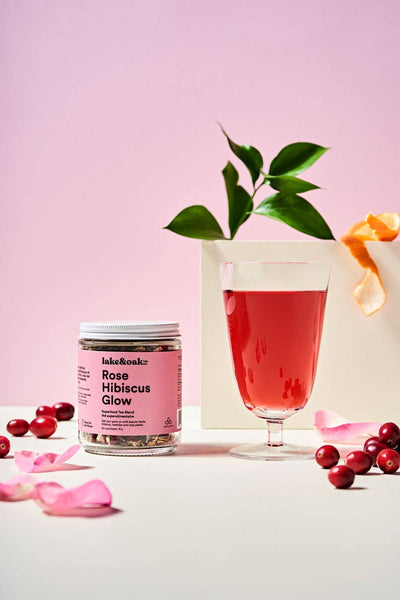 Rose Hibiscus Glow - Superfood Tea: Retail Jar - Daily Magic