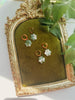 Secret Garden Porcelain Flower Huggie Hoops - Daily Magic