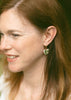 Secret Garden Porcelain Heart Earrings - Daily Magic