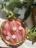Secret Garden Porcelain Huggie Hoops - Daily Magic