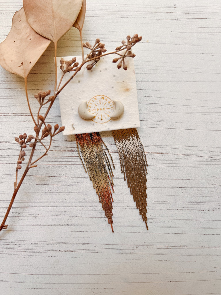 Celestial Stud with Removable Gold Fringe Chandelier Jacket - Daily Magic