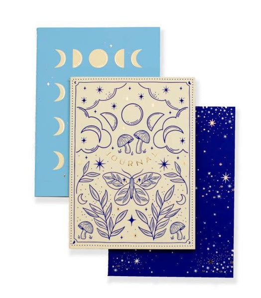 Elum Designs - Moon Gaze - 3 Pack Journals - Daily Magic