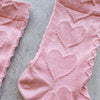 Heart Embossing Socks: Pink - Daily Magic