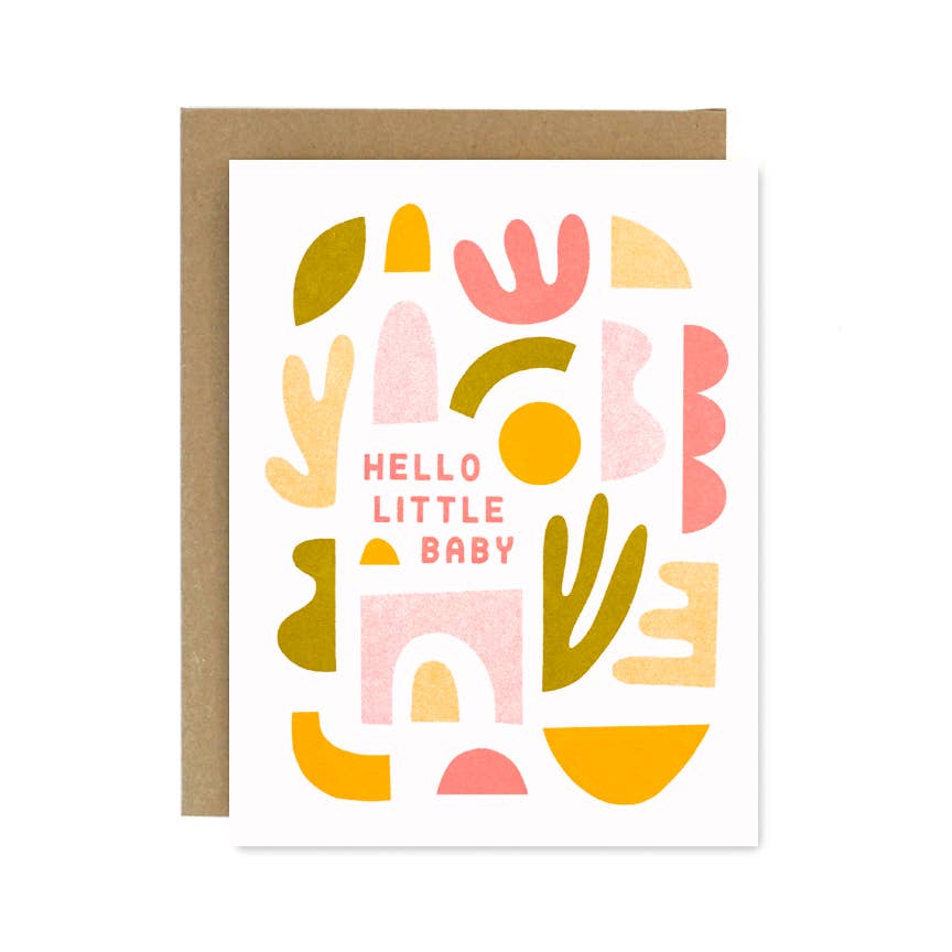 Hello Little Baby Card - Daily Magic