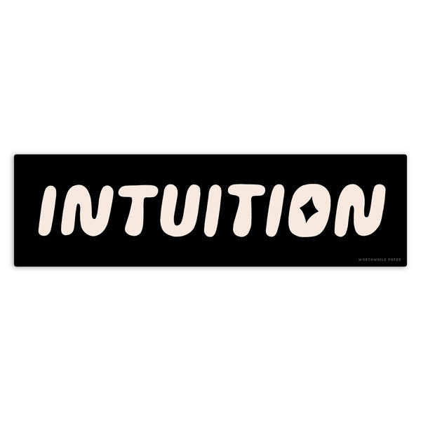 Intuition Affirmation Vinyl Sticker - Daily Magic