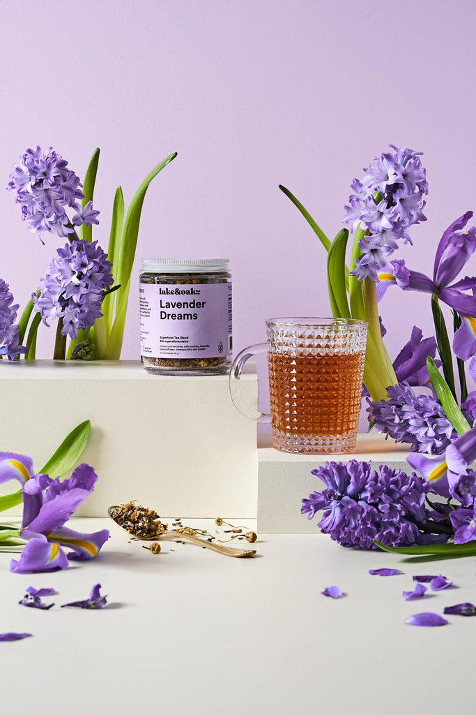 Lavender Dreams - Superfood Tea Blend: Retail Glass Jar - Daily Magic