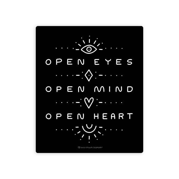 Open Eyes Die Cut Sticker - Daily Magic