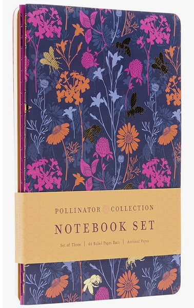 Pollinators Sewn Notebook Collection (Set of 3) - Daily Magic