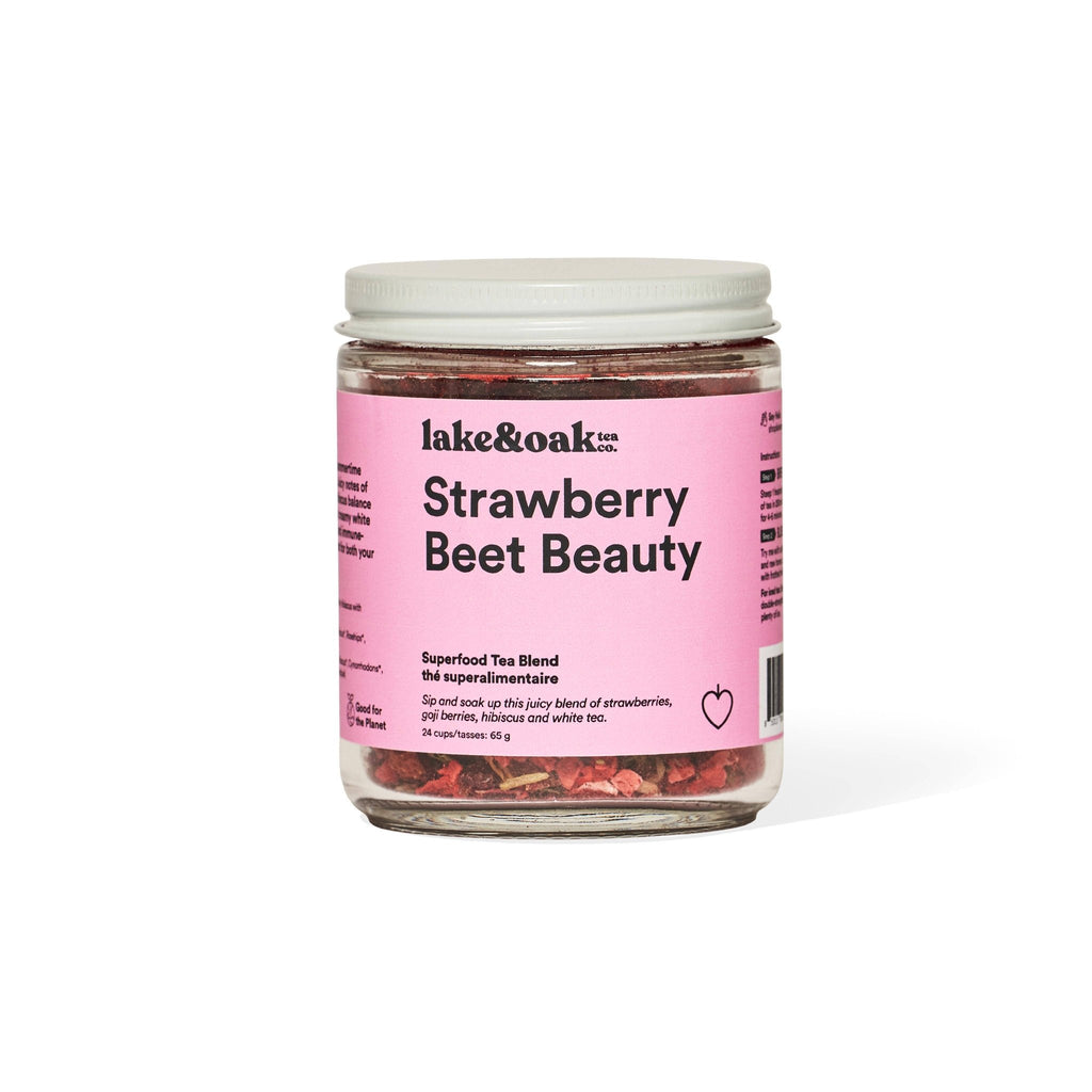 Strawberry Beet Beauty Organic Superfood Tea Blend - Daily Magic