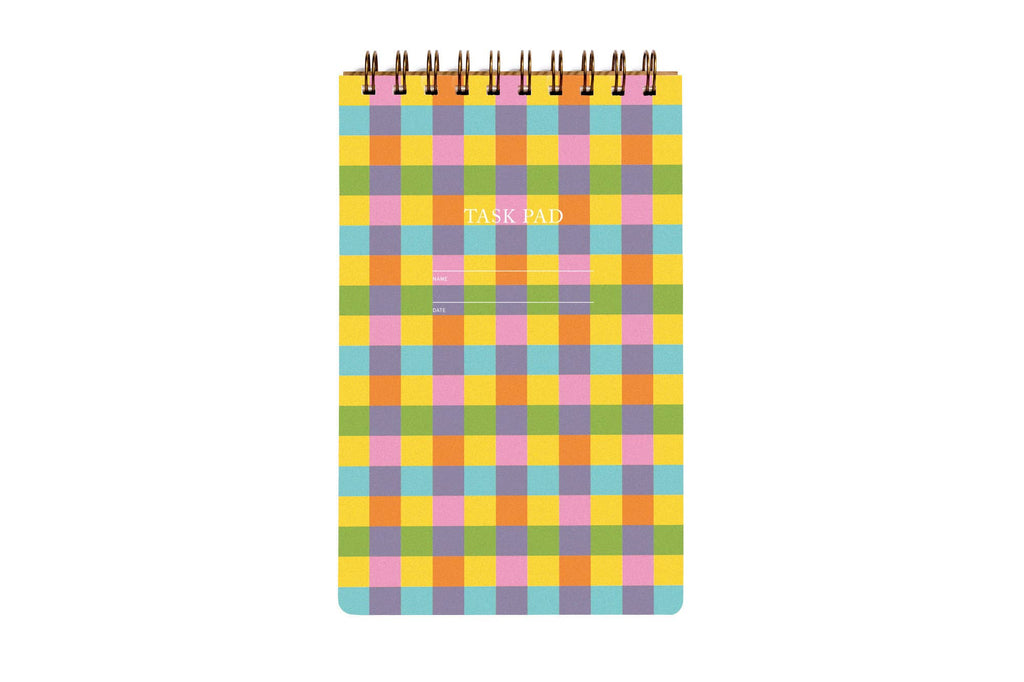 Task Pad Notebook - Plaid - Daily Magic