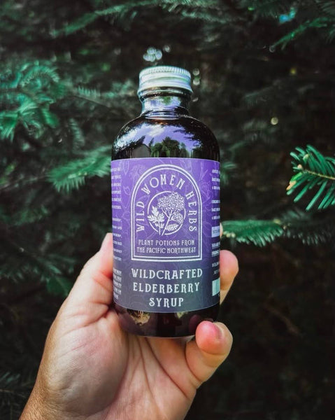Wildcrafted Elderberry Syrup - Wild Woman Herbs - Daily Magic
