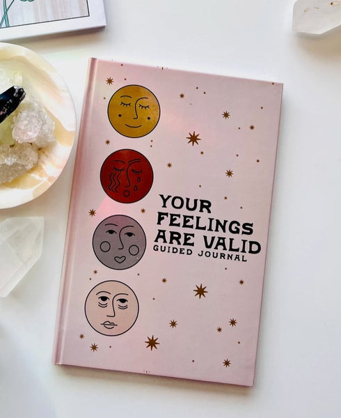 Your Feelings Are Valid Guided Journal for Mental Health - Daily Magic